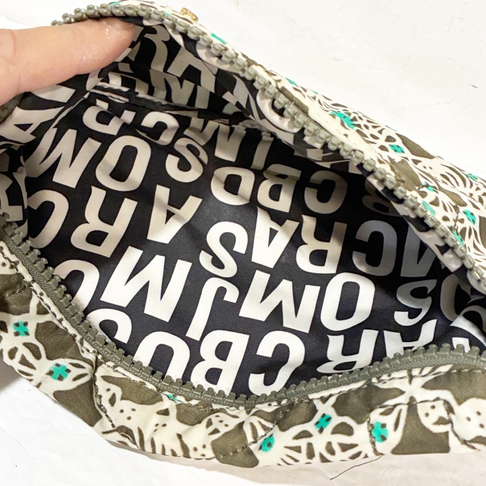 Marc‎ By Marc Jacobs Floral Printed Nylon Bag Sasha Clutch Pouch - Picture 3 of 4